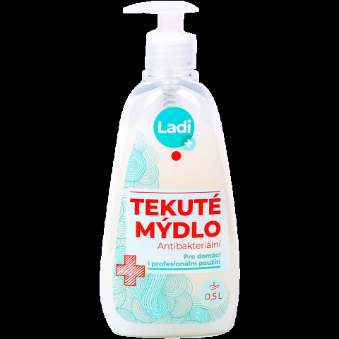 LADI Plus tekuté antibakteriální mýdlo 0,5kg s pumpičkou